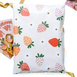 20 Strawberry 10x13 designer poly mailer